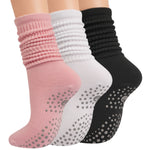 Load image into Gallery viewer, Long Scrunch Pilates Socks(3 pairs)
