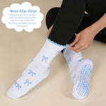 Load image into Gallery viewer, Bow & Avocado Crew Grip Socks(4 pairs)