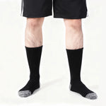 Load image into Gallery viewer, Men's Black Crew Athletic Running Sports Socks(5 Pairs)
