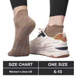 Load image into Gallery viewer, Solid Maillard Ankle Grip Socks(3 Pairs)