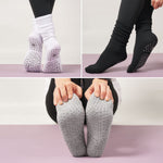 Load image into Gallery viewer, Long Scrunch Pilates Socks(3 pairs)