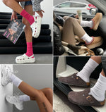 Load image into Gallery viewer, Long Scrunch Pilates Socks(3 pairs)