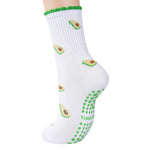 Load image into Gallery viewer, Bow & Avocado Crew Grip Socks(4 pairs)