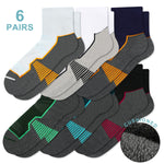 Load image into Gallery viewer, Men's Mixed-color Ankle Running Socks(6 Pairs)