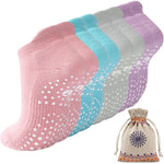 Load image into Gallery viewer, Pastel Ankle Grip Socks(4 Pairs)