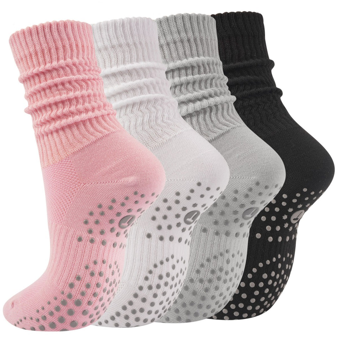 Scrunch Grip Socks for Pilates(4 pairs)