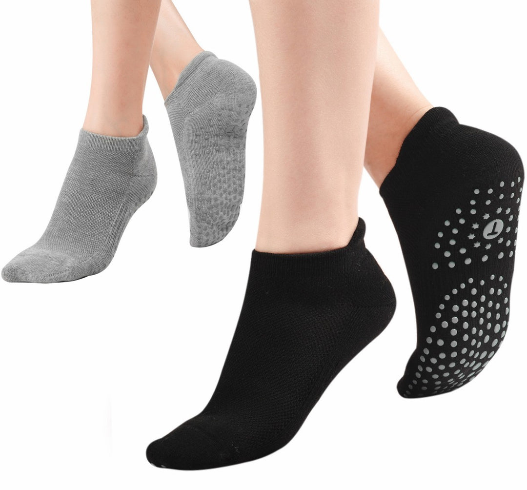 Ankle Pilates Socks for Women(4 Pairs)