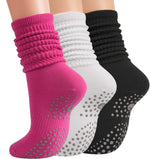Load image into Gallery viewer, Long Scrunch Pilates Socks(3 pairs)
