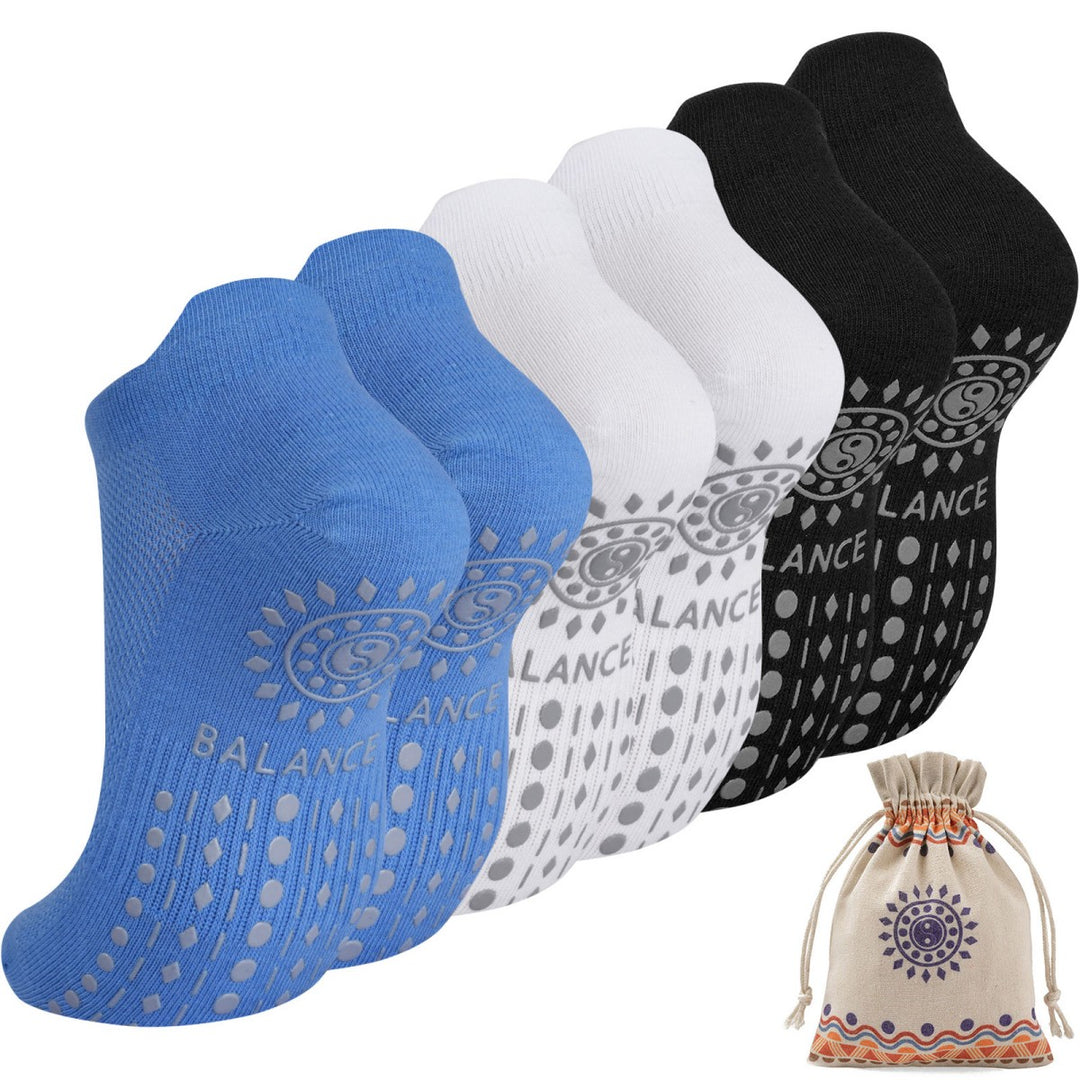 Ankle Pilates Socks (3 Pairs)