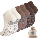 Load image into Gallery viewer, Solid Maillard Ankle Grip Socks(3 Pairs)
