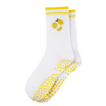 Load image into Gallery viewer, Lemon Crew Grip Socks

