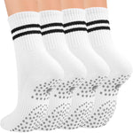 Load image into Gallery viewer, Crew Pilates Socks for Women(4 pairs)
