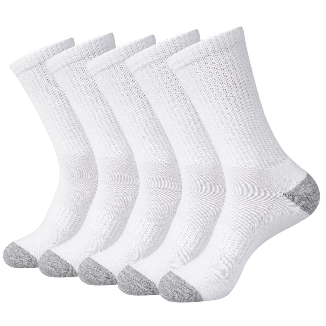 Men's Crew Athletic Running Sports Socks(5 Pairs)