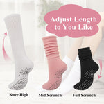 Load image into Gallery viewer, Long Scrunch Pilates Socks(3 pairs)
