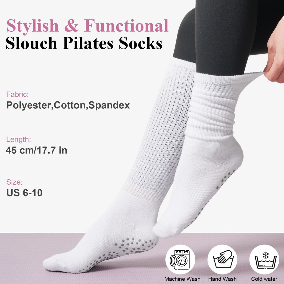 Long Scrunch Pilates Socks(3 pairs)