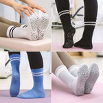 Load image into Gallery viewer, Crew Solid Pilates Socks(4 pairs)
