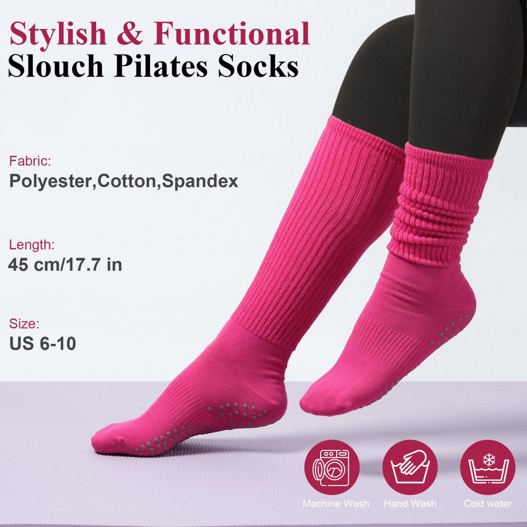 Long Scrunch Pilates Socks(3 pairs)