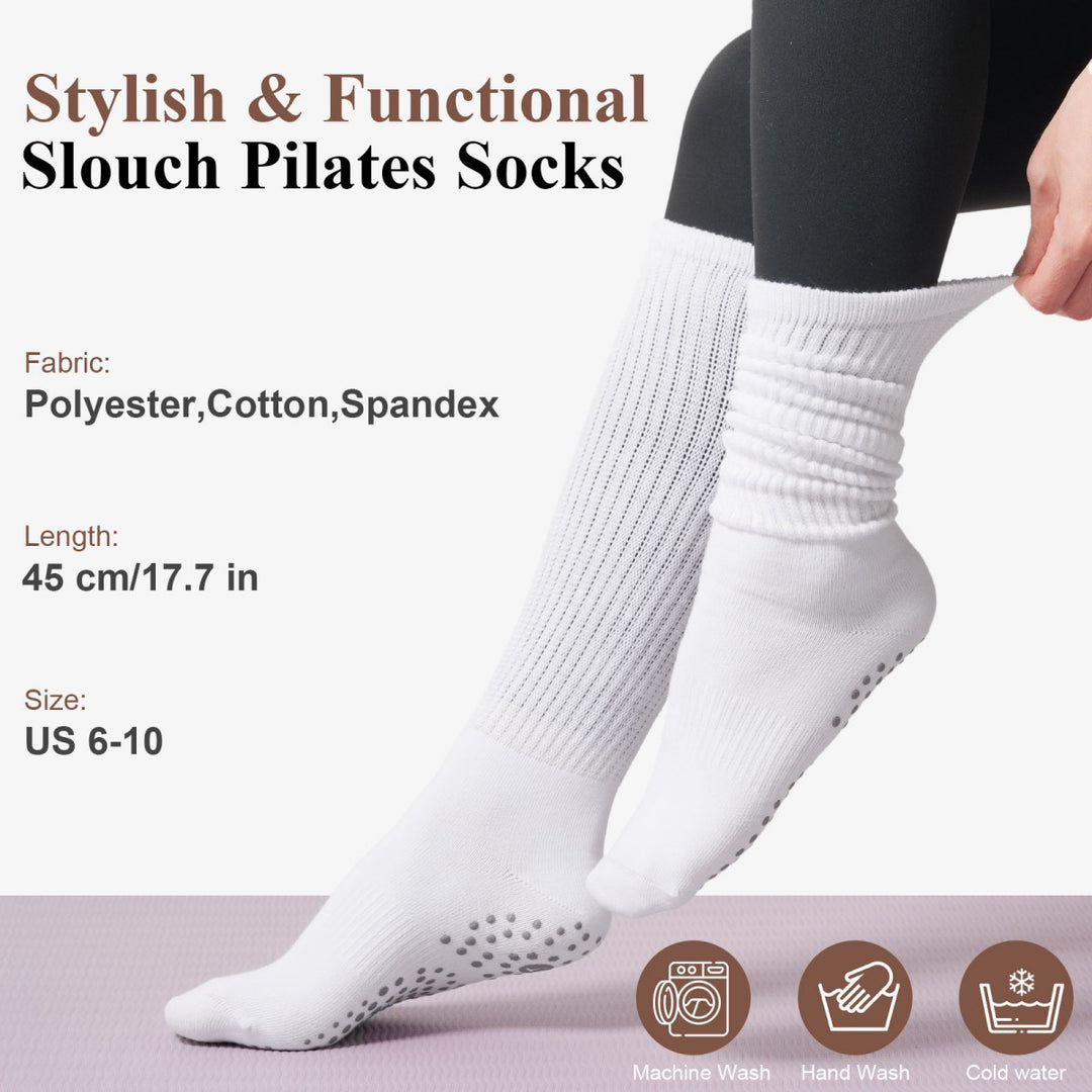 Maillard Style Long Scrunch Socks(3 pairs)