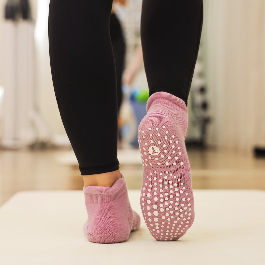 Pastel Ankle Grip Socks(4 Pairs)
