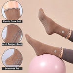 Load image into Gallery viewer, Heart Ruffle Crew Grip Socks(4 pairs)
