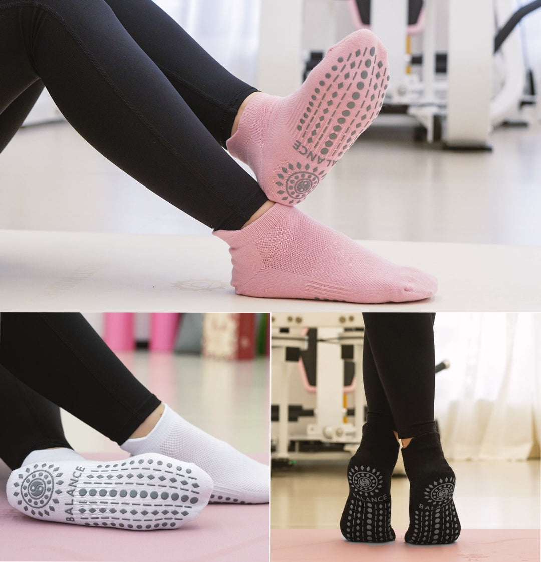 Ankle Pilates Socks for Women(3 Pairs)
