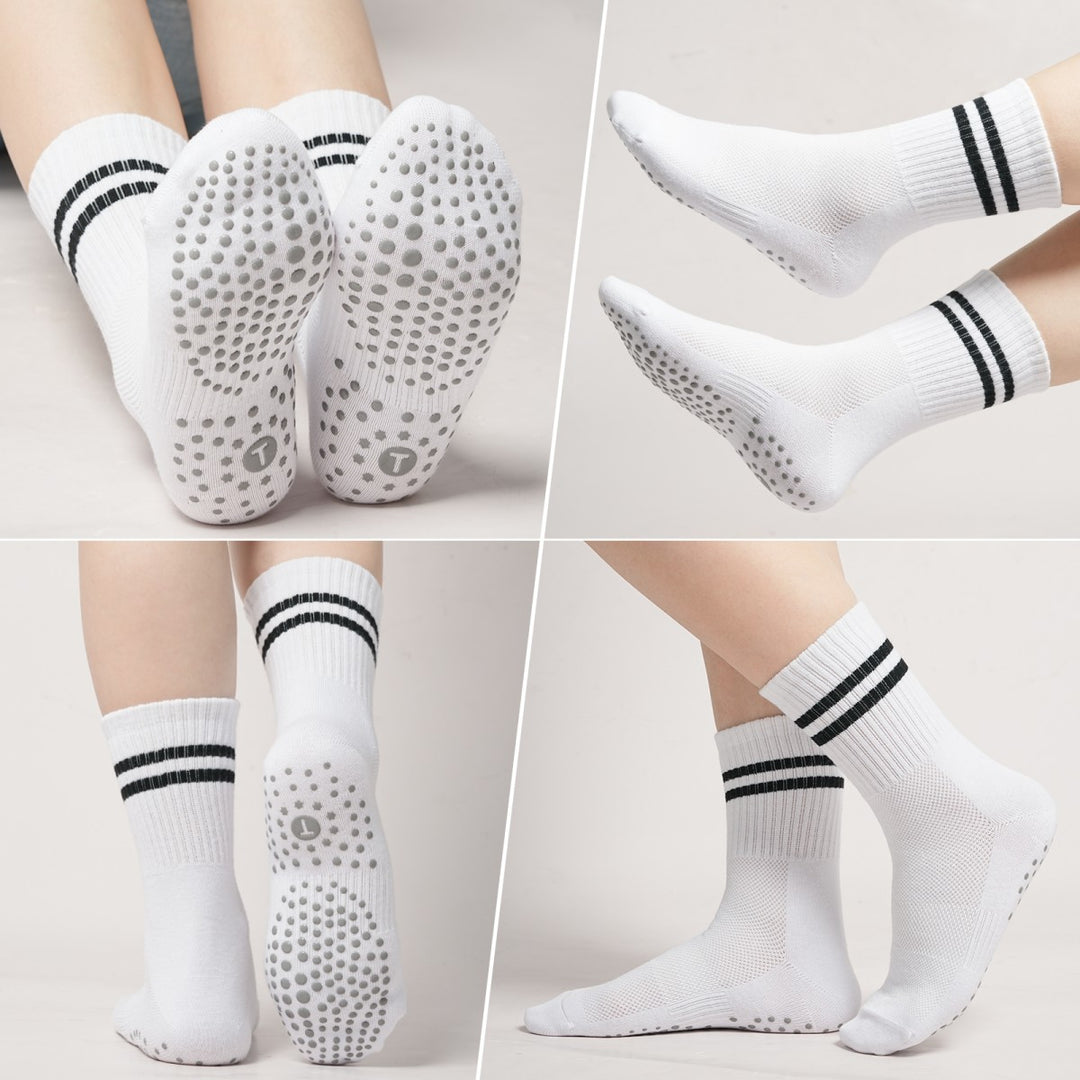 Crew Pilates Socks for Women(4 pairs)
