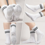 Load image into Gallery viewer, Crew Pilates Socks for Women(4 pairs)
