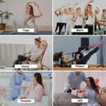 Load image into Gallery viewer, Long Scrunch Solid Pilates Socks(3 pairs)
