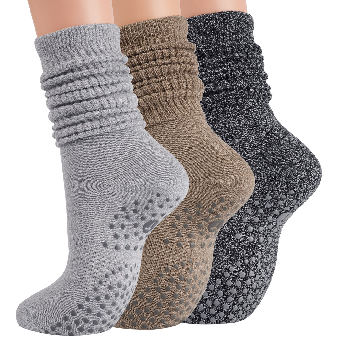 Calf Grip Pilates Socks for Women(3 pairs)