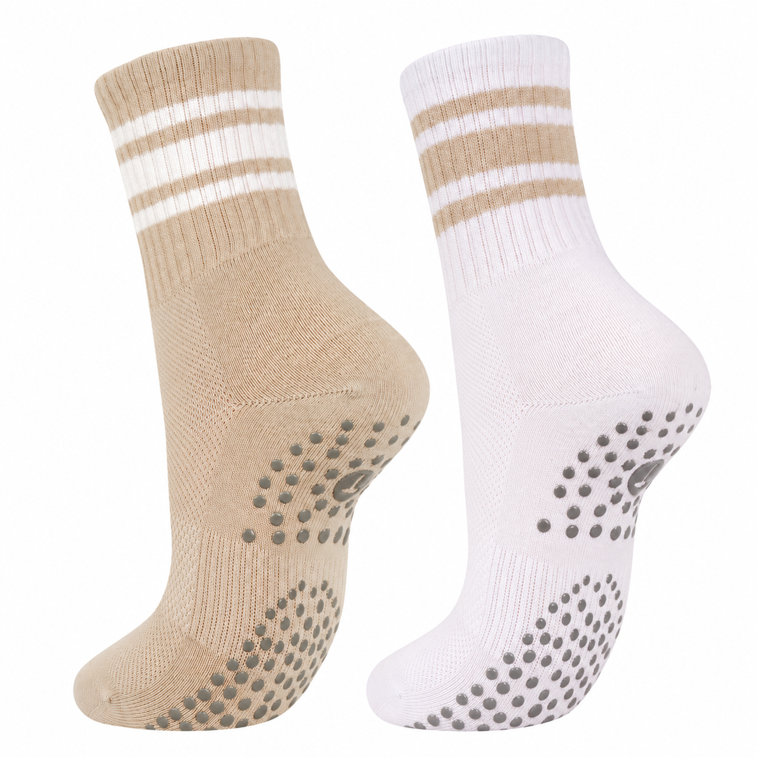 Classic Stripe Crew Grip Socks