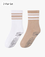 Load image into Gallery viewer, Everyday Socks Neutral Stripe Duo
