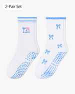 Load image into Gallery viewer, Pilates Socks Bow Martini
