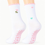 Load image into Gallery viewer, Cute Pattern Yoga Crew Grip Socks
