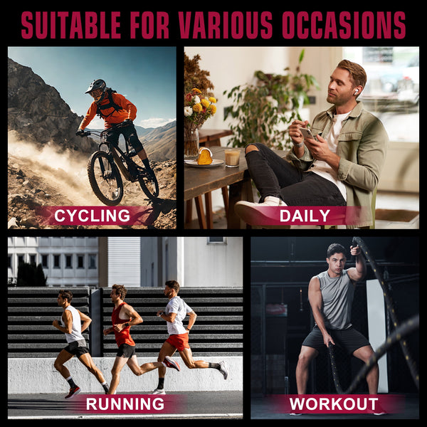 5 Pairs Mens Ankle Running Socks Moisture Wicking Sport Socks Breathable Gym Workout Hiking Walking Sock,BLACK