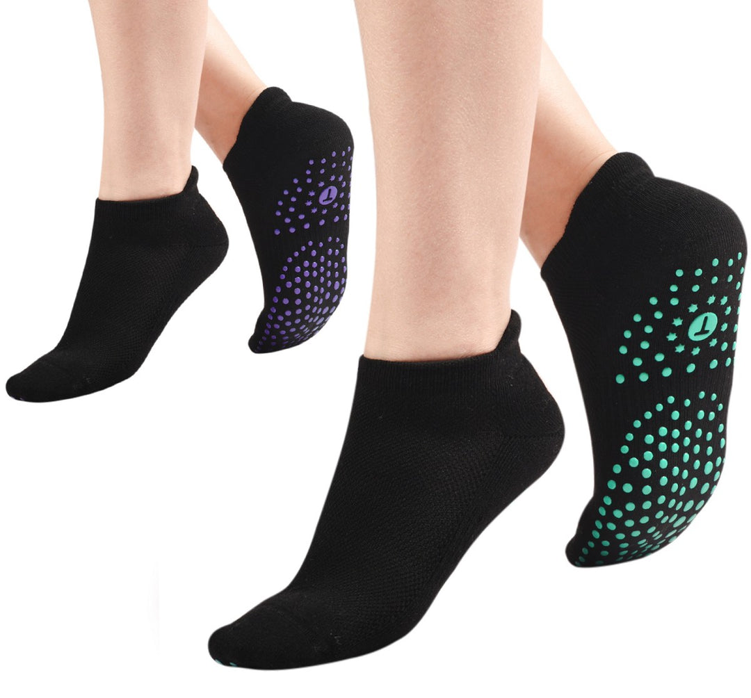 Ankle Pilates Socks for Women(2 Pairs)