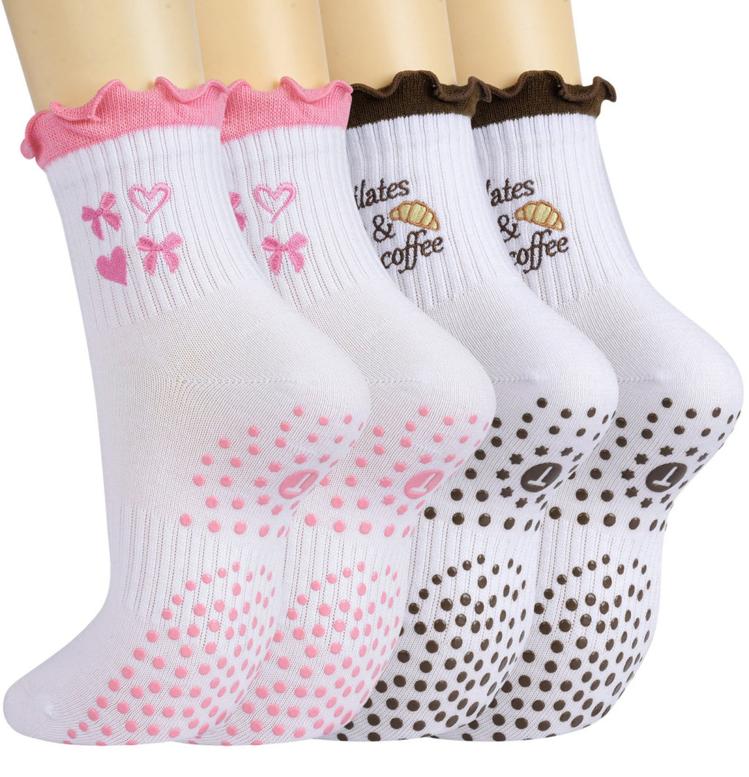 Cute Pilates Grip Socks