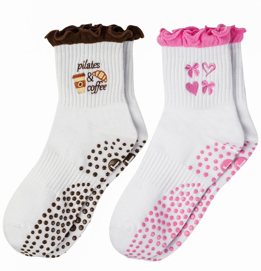 Cute Pilates Grip Socks