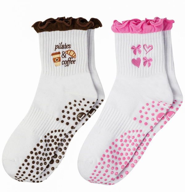 Cute Pilates Grip Socks