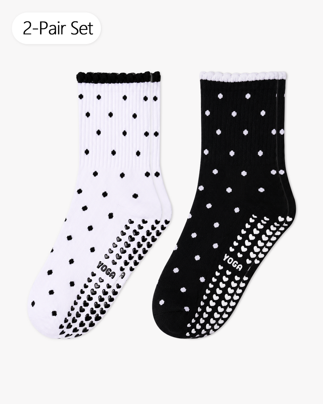 pilates socks Classic Polka Duo