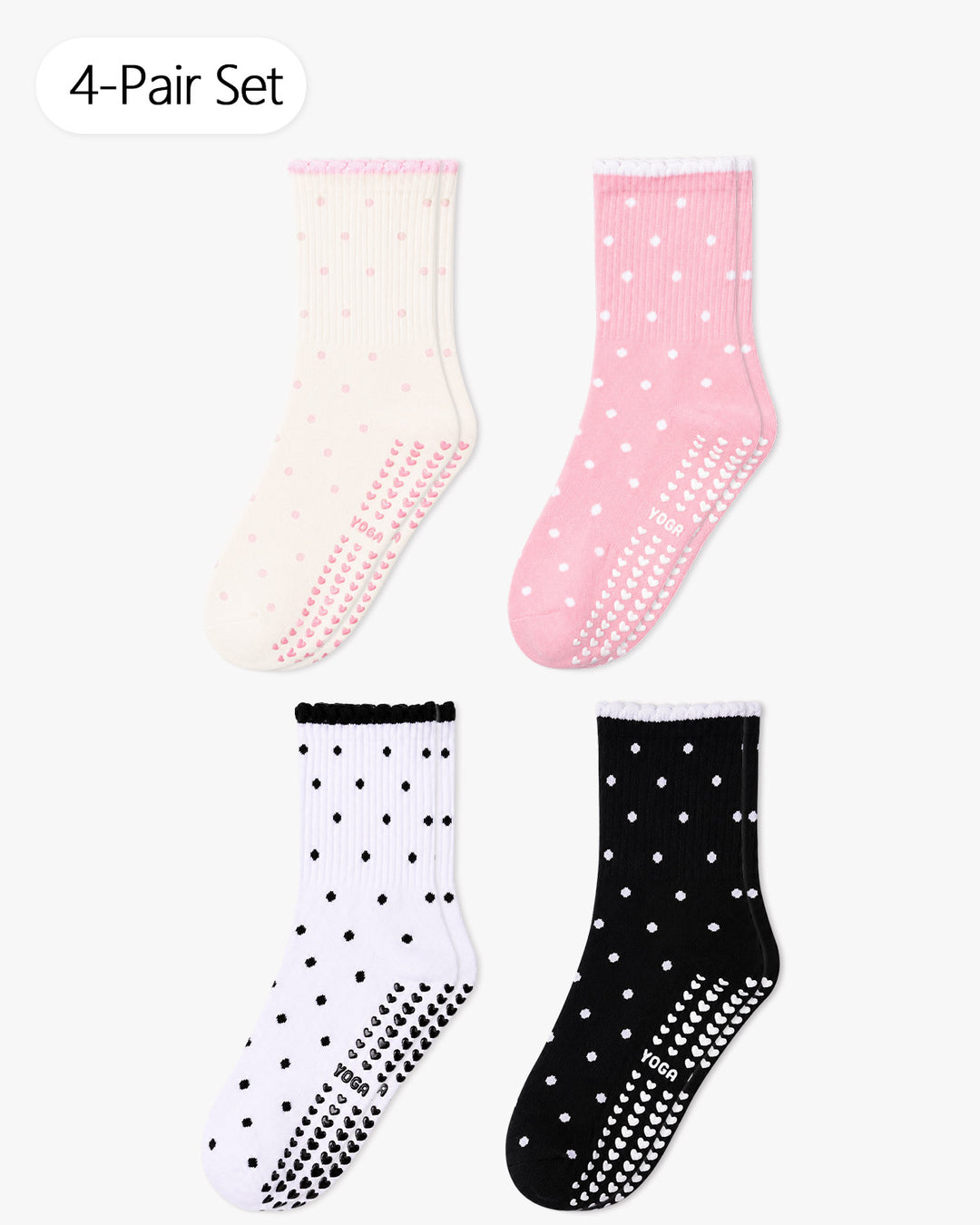 pilates socks Complete Polka Set