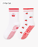 Load image into Gallery viewer, yoga socks Cherry Bow
