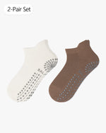 Load image into Gallery viewer, yoga socks Cream &amp; Mocha
