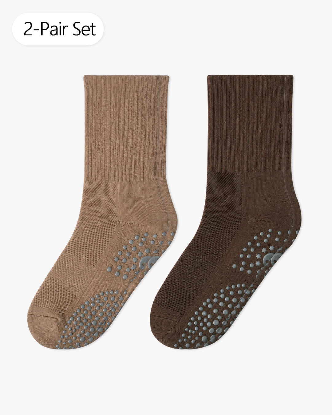 yoga socks Taupe Espresso